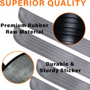 4PCS Car Door Sill Protector Universal Threshold Protection for Cars Automotive Rubber Scratch Resistant Entry Sill Guards Doors Edge Step Dust Shield Cover for Car/SUV-5