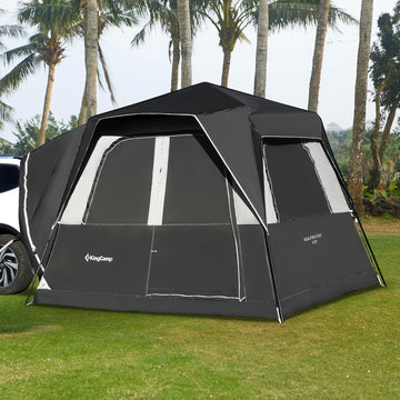 SUV Tent Instant 6-8 Person Waterproof & Windproof Tailgate Car Camping Tent with Movie Screen for Family Camping & Outdoor Adventures