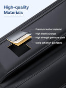 Universal Fit Car Gap Filler, Premium Leather Car Seat Gap Filler Organizer, Car Organizer Car Accessories for Women Men, Car Essentials for Car SUV Truck (Black, 1 Pack)-5