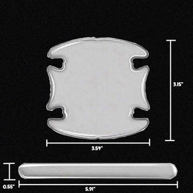 14 PCS Car Door Handle Scratch Protector Universal Waterproof Anti-Scratches Car Door Cup Protector Transparent 14 - 0