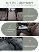 Universal Fit Car Gap Filler, Premium Leather Car Seat Gap Filler Organizer, Car Organizer Car Accessories for Women Men, Car Essentials for Car SUV Truck (Black, 1 Pack)-7