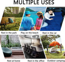 Inflatable Car Air Mattress Back Seat Bed with Air Pump Thickened Portable Car Travel Sleeping Camping Air Mattress Blow Up Bed for Car Universal SUV-3
