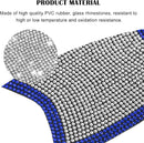 8pcs Bling Car Door Handle Protector Stickers Crystal Rhinestone Glitter Car Door Handles Cup Scratch Protectors Decals Universal (White & Blue)-3