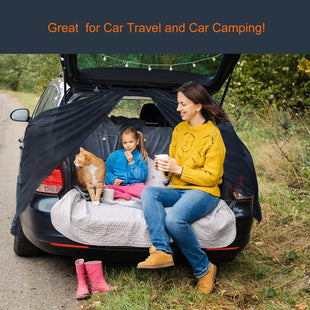 Car Tailgate Mesh Screen for SUV Van Breathable Magnetic Car Screen for Tail Gate Hatch Camping Gear Accessories