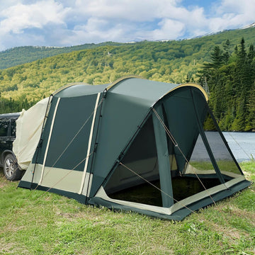 SUV Tent with Screen Porch 5 Person Car Tents for Camping SUV Tailgate Tent for Outdoor Van Car Camping with Movie Screen 12x10x87in(H)