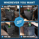 2 Gallon Black Leak-Proof Waterproof Car Trash Can with Lid-3