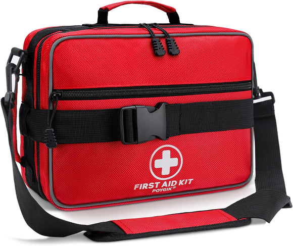Premium 420 Piece Large First Aid Kit for Home Car Travel Camping Truck Hiking Sports Office Vehicle & Outdoor Emergencies - Emergency Medical Kits Businesses & Home Medical Supplies