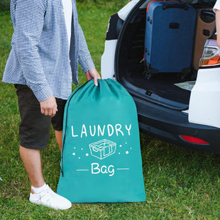 2 Pack Extra Large Travel Laundry Bag Dirty Clothes Organizer with Drawstring Heavy Duty Travel Laundry Bags Easy Fit a Laundry Hamper Travel Essentials