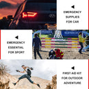 Travel-First Aid-Kit Car-Home 300PCS Survival-Kit Outdoor-Adventure - Small Portable Red Emergency Essential Sets Office Hiking Camping Business Public Must Have First Aid Gear Equipment-3