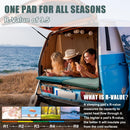 Self Inflating Sleeping Pad with Electric Pump 3.14 Ultra-Thick Memory Foam Sleeping Mats for Camping Easy Inflate&Deflate 9.5 R-Value Insulated Camping Mattress Pad with Pillow for Car Travel Tent-4