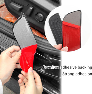 4PCS Car Door Sill Protector Anti-Scratch & Waterproof Car Door Sills Scratch Protection Universal Car Exterior Accessories Automotive Door Entry Guard for Car Truck SUV (Black Width 2.36)