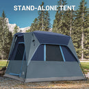 5 Person SUV Tent Weather Resistant Portable for Car SUV Van Camping Includes Rainfly and Storage Bag 10 W X 8 L X 7.1 H Blue-3