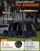 SUV Tent Instant 6-8 Person Waterproof & Windproof Tailgate Car Camping Tent with Movie Screen for Family Camping & Outdoor Adventures-2