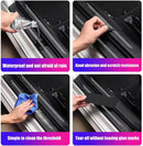 Door sill Protector Door sill Scratch Protection (Suitable for Most car Models) Anti-Scratch Protection Strips9PC-5