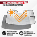 Autotech Park Sunshade for 2022-2025 Kia EV6, Custom-fit Windshield Sun Shade-5