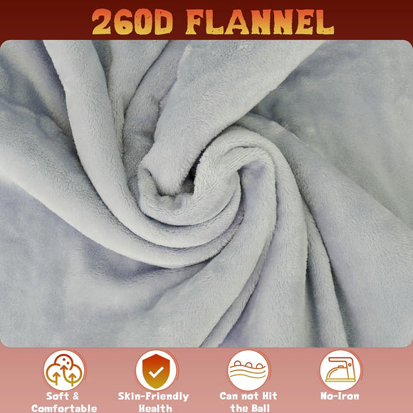 12V Heated Blanket for car Machine Washable Car Electric Blanket Heated Travel Blanket Plug in Flannel Heating Throw for Car Truck SUV Van 40x55 with Controller 3 Heating Level