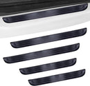 4PCS Car Door Sill Protector Universal Threshold Protection for Cars Automotive Rubber Scratch Resistant Entry Sill Guards Doors Edge Step Dust Shield Cover for Car/SUV-1