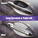 10 Pieces Bling Car Accessories for Women Bling Car Door Handle Protector Door Handle Covers for Car Rhinestone Car Bowl Protector Accessories Women Stickers(Silver)-3