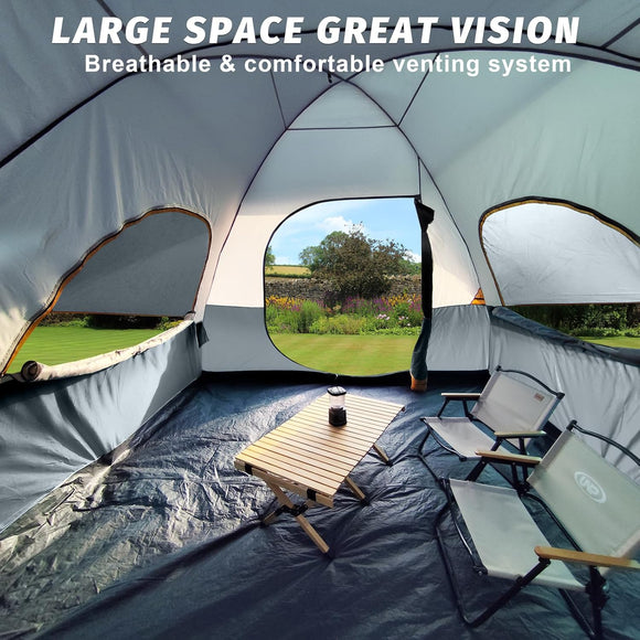 SUV Dome Tent for Camping Outdoor 6 Person Car Camping Tent Easy Set Up SUV Tailgate Tent with Rainfly 10 x 10 Vehicle Camping Tent