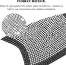 8pcs Bling Car Door Handle Protector Stickers Crystal Rhinestone Glitter Car Door Handles Cup Scratch Protectors Decals Universal (White & Black)-2