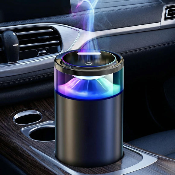 2025 Upgraded Smart Car Air Freshener Diffuser New Car Smell Air Freshener Long Lasting Auto On/Off Adjustable Modes Car Scent with 8 Ambient Lights Car Diffusers for Essential Oil(Grapefruit)