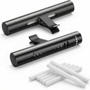 2pcs Car Perfume Diffuser With 12 Odorless Refill Sticks Essential Oil Car Diffuser Suitablefor:Car Bathroom OfficeScenario Cloakroom Bedrooms Birthday(Black)-2