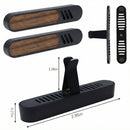 2 Packs Car Air Freshener Diffuser Car Diffusers for Essential Oils Perfume Diffuser &1Essential Oil Bottle 4 Unscent Reusable Fiber Sticks Custom Scent Metal & Wood Design Gift for Men-7