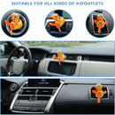 Car Air Freshener Cute Cartoon Yellow Duck Pilot Car Diffuser Rotating Propeller Automotive Air Outlet Fan Creative Car Perfume Decoration Cool Car Accessories Comes with 4 Fragrant Tablets-8