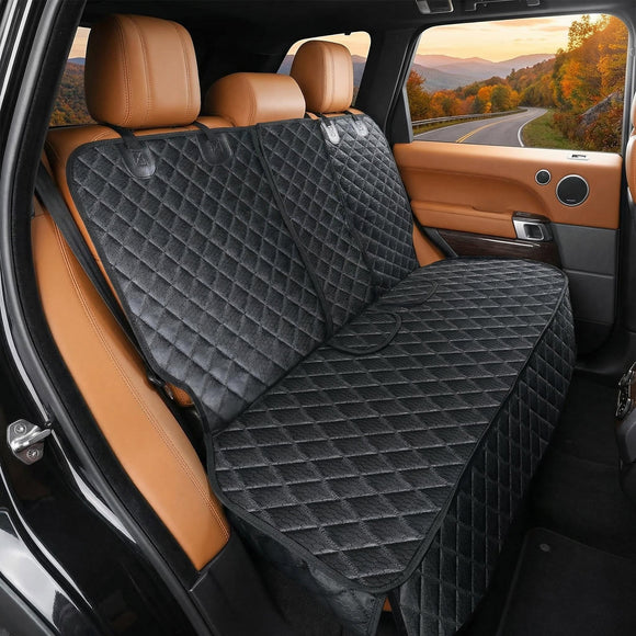 2024 Upgraded for Tesla Dog Car Seat Cover Protector Rear Seat Covers for Back Seat Wear-Resistant Kick Seatback Mats for Tesla Model Y/3 Accessories