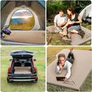 Self Inflating Car Sleeping Pad for Camping Thick Memory Foam Car Camping Mattress with Pillow 9.0 R-Value SUV Mattress Camping Bed Suitable for Cargo Travel Hiking Backpacking-2