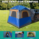 SUV Tent for Camping Waterproof PU2000mm Fits 5-8 People Spacious Double Layer Design Includes Rainfly & Storage Bag 8FT L x 8FT W x 7.2FT H Blue-4