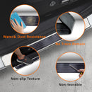 4PCS Car Door Sill Protector Universal Threshold Protection for Cars Automotive Rubber Scratch Resistant Entry Sill Guards Doors Edge Step Dust Shield Cover for Car/SUV-3