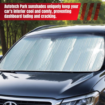SunShade for 2006-2012 Toyota RAV4 SUV, Custom-fit Windshield SunShade - 0