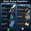 Smart Car Air Freshener Diffuser Car Diffuser Air Fresheners Long Lasting with 100ml Capacity Essential Oil Last 6 Months RGB Music Syncing Light Auto On/Off 5 Adjustable Car freshener Ocean-6