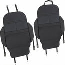 Seat Back Protector Preventing the Impact of Children Stepping on the Seat Backrest Beautiful appearance and easy to clean black (Black -2pcs)-1