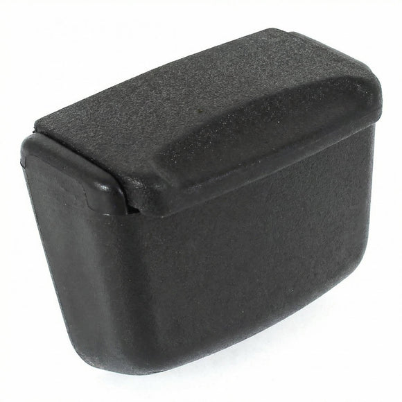 a14101000ux0674 Black Plastic Rectangle Shaped Car Smokeless Cigarette Ashtray Holder