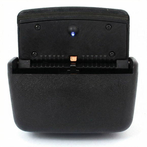 a14101000ux0674 Black Plastic Rectangle Shaped Car Smokeless Cigarette Ashtray Holder