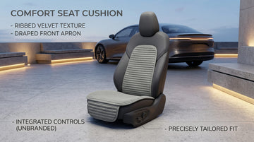 Car Seat Covers Bottom Car Seat Cover Cloth Front Seat Only Universal Car Seat Cushion Buckwheat Hulls Car Seat Pads Mat for Auto Driver Ventilated Breathable Comfortable(Gray)