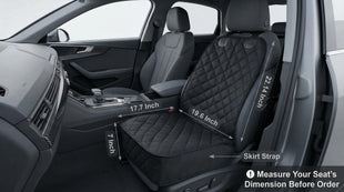 Dog Car Seat Cover Pet Front Cover for Cars Trucks and Suvs - Waterproof & Nonslip Dog Seat Cover (Front Seat)