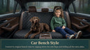 Dog Car Seat Cover for Pets 100% Waterproof Seat Cover Hammock 600D Heavy Duty Scratch Proof Nonslip Durable Soft Back Seat Covers for Cars Trucks and SUVs-6