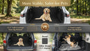 SUV Cargo Liner for Dogs Water Resistant Pet Cover Dog Seat Mat SUVs Sedans Vans with Bumper Flap Protector Non-Slip Large Size Universal Fit Black-5