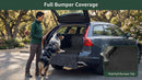 SUV Cargo Liner for Dogs Water Resistant Pet Cover Dog Seat Mat SUVs Sedans Vans with Bumper Flap Protector Non-Slip Large Size Universal Fit Black-2