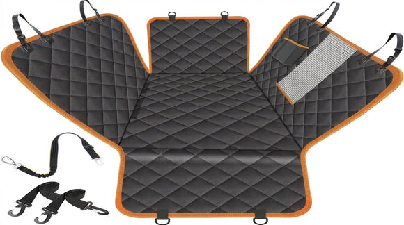 Dog Seat Cover for Back Seat Waterproof Dog Car Hammock Protects Your Vehicle from Scratches Hair and Dirt Easy to Install & Clean Oxford Fabric Machine Washable Universal Fit Pet Seat Cover