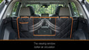 Dog Seat Cover for Back Seat Waterproof Dog Car Hammock Protects Your Vehicle from Scratches Hair and Dirt Easy to Install & Clean Oxford Fabric Machine Washable Universal Fit Pet Seat Cover-4