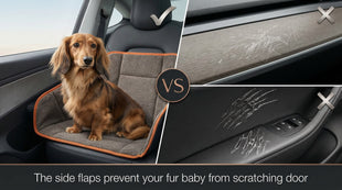 Dog Seat Cover for Back Seat Waterproof Dog Car Hammock Protects Your Vehicle from Scratches Hair and Dirt Easy to Install & Clean Oxford Fabric Machine Washable Universal Fit Pet Seat Cover