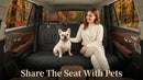 vailge Pet Seat Covers 100% Waterproof Scratch Proof Nonslip 600D Heavy Duty Dog Hammock for Back Seat car Trucks SUV-3
