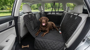 vailge Pet Seat Covers 100% Waterproof Scratch Proof Nonslip 600D Heavy Duty Dog Hammock for Back Seat car Trucks SUV