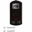 Car Ashtray Lighter Set Detachable With Lid Blue LED Light Indicator for Home Office and Travel-7