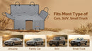 Dog Car Seat Cover for Back Seat 600D Heavy Duty Dog Hammock for Car with Side Flap 100% Waterproof Pet Backseat Cover Anti-Scratch Nonslip Pet Seat Protector for Cars Trucks and SUV-8