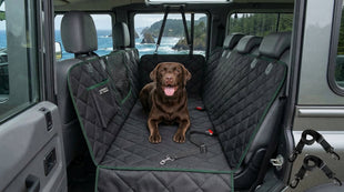 Dog Car Seat Cover for Back Seat 600D Heavy Duty Dog Hammock for Car with Side Flap 100% Waterproof Pet Backseat Cover Anti-Scratch Nonslip Pet Seat Protector for Cars Trucks and SUV